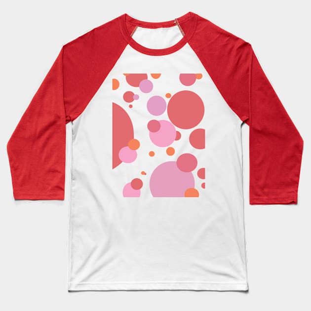 Abstract Speckles Baseball T-Shirt by Haleys Hand